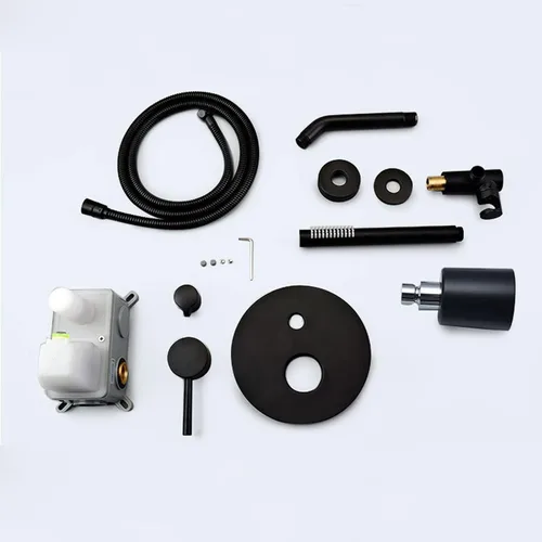 Vista 8 de NA Shower Faucet Set, Wall Mounted Shower System with High Pressure Rain Shower Head and Handheld Shower Head