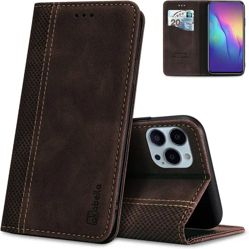 Vista 17 de AKABEILA Funda para Nokia G11 Plus Premium PU Cuero Flip Wallet Case con Cierre Magnético Ranuras para Tarjetas Folio Teléfono Móvil Funda Negro