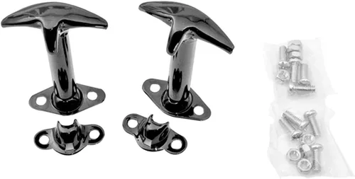 Vista 2 de Rugged Ridge 11210.01 Par de ganchos para sujetar capota. Color negro