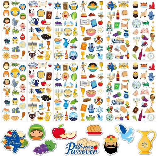 Vista 13 de UPINS 200 hojas de calcomanías pequeñas hinchadas de animales 3D a granel para niños pequeños, libros de calcomanías de espuma para niños