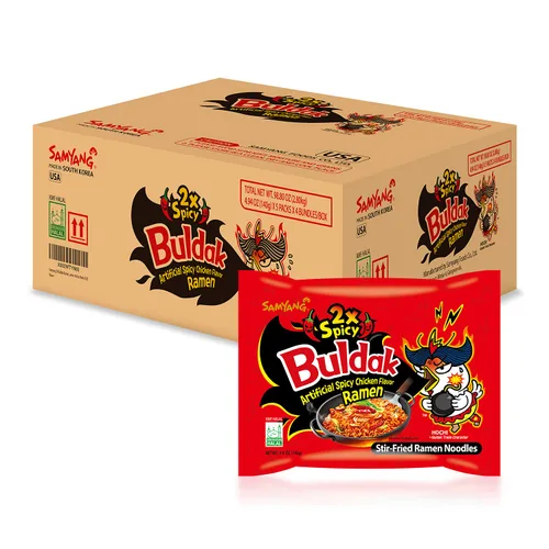 Vista 14 de Samyang Ramen / Fideos asados con pollo picante 140g - Paquete de 2