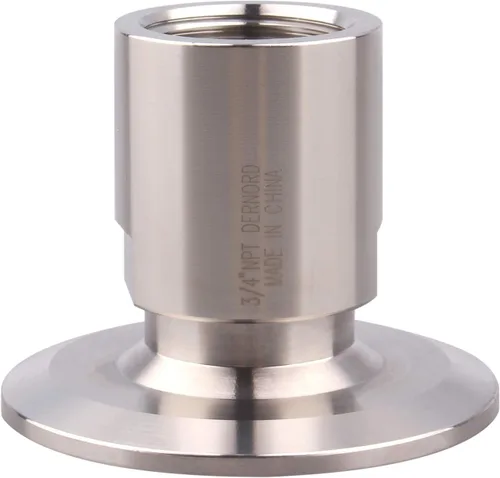 Vista 14 de Dernord - Adaptador de abrazadera triple de 1.5'' a abrazadera de rosca FNPT de 1 pulgada para tubería sanitaria