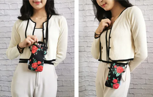 Vista 105 de Tainada Funda Estuche Bolsa de Neopreno para Teléfono para Hombres y Mujeres con Correa Cruzada/Cordón para el Cuello para iPhone 17/16/15 Pro Max