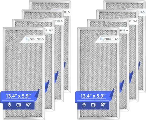 Vista 8 de Nispira Filtro de grasa puede usarse con GE Microwave WB06X10596, 1 filtro