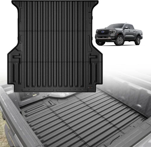 Vista 33 de TripleAliners - Tapete para caja de camioneta (de ejes) de 5 pies, encaje perfecto para pick-up de carga, accesorio de protección de vehículo