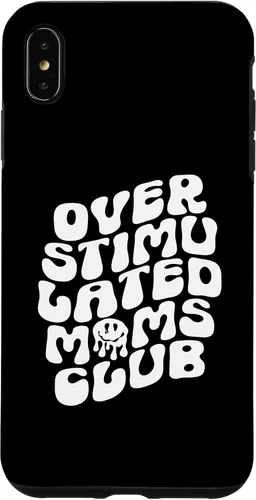 Vista 11 de Groovy Overstimulated Moms Club Funny Trendy Mom Case for iPhone 17