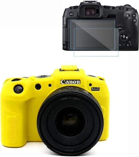 Funda para cámara Canon EOS RP, piel, arañazos, manga ligera, funda protectora de goma de silicona suave para accesorios de cámara digital sin