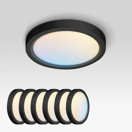 Vista 69 de ASD Lámpara de Techo LED Redonda Empotrada de 5", Iluminación de Superficie de Perfil Bajo 5CCT, Regulable, Ultra-Delgada, Listada por ETL 10W