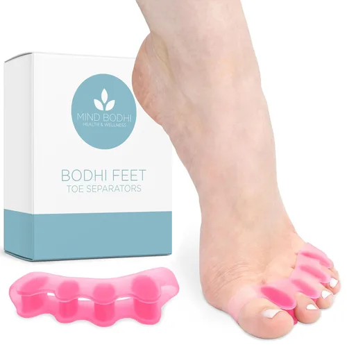 Vista 15 de Mind Bodhi Separadores de dedos de los pies/Espaciadores de dedos de los pies - Para hombres y mujeres - Tamaño regular - Negro
