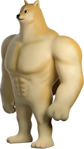Vista 4 de Youtooz Swole Doge - Figura de vinilo de 5 pulgadas, figura coleccionable de Buff Doge de la colección Internet, juguete estilizado para fanáticos
