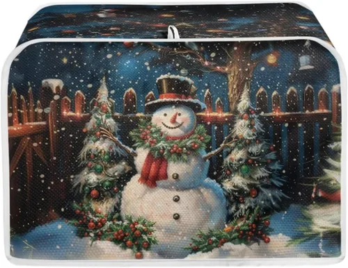 Vista 32 de Cubierta para tostadora de limón floral para horno tostador de pan de 2 rebanadas, protector de electrodomésticos pequeños a prueba de polvo