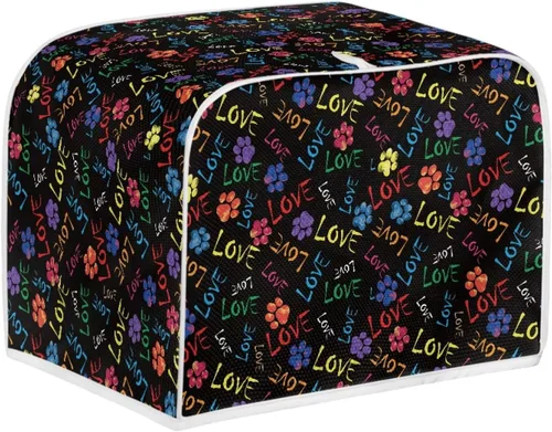 Vista 37 de Coldinair Cubierta para tostadora de dos rebanadas con estampado de aguacate, cubierta de electrodomésticos pequeños con diseño de frutas