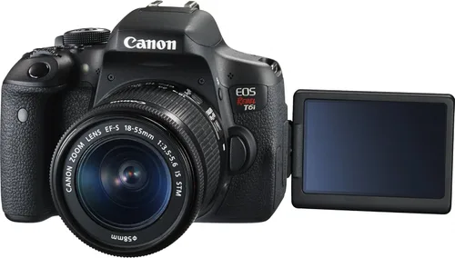 Vista 3 de Canon EOS Rebel T6i Digital SLR con lente EF-S 18-55mm IS STM - Habilitado para Wi-Fi