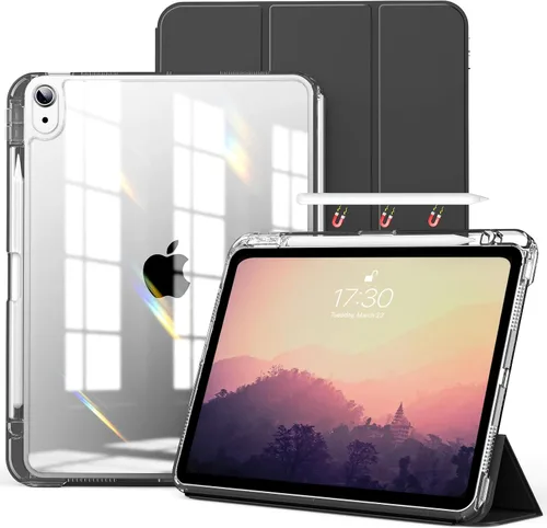 kenke Funda híbrida para iPad Air de 11 pulgadas (M3) 2025 / (M2) 2024, iPad Air 5ª/4ª generación 2022/2020 de 10.9 pulgadas con soporte para lápiz,