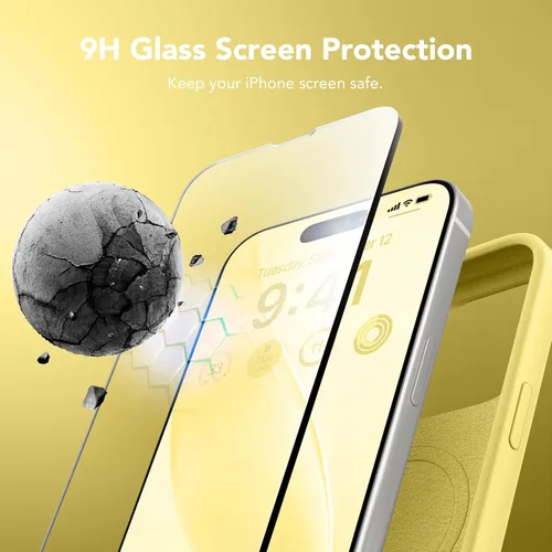 Vista 32 de GONEZ Funda magnética para iPhone 14, compatible con Magsafe, con protector de pantalla + protector de cámara, forro de microfibra antiarañazos
