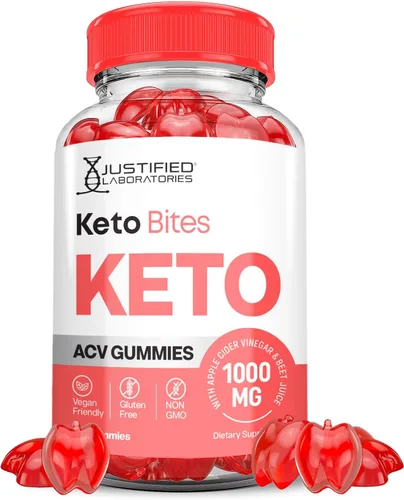 Justified Laboratories Gomitas Keto Bites Keto ACV (1000 mg) 60 unidades