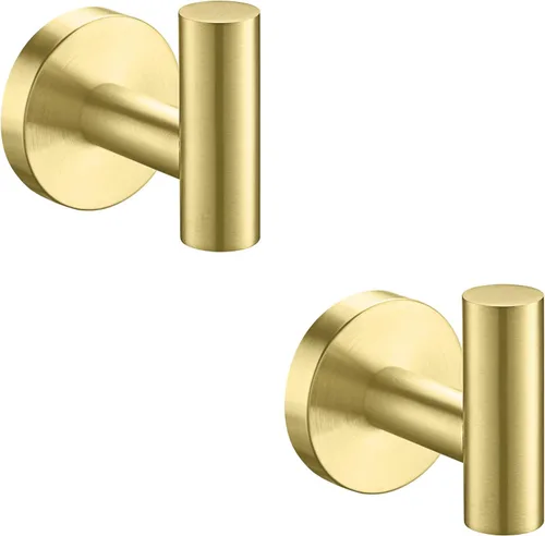 Nolimas Ganchos para toallas de baño, acero inoxidable 304, gancho redondo para ropa, toalla, abrigo, armario, puerta, esponjas, soporte para baño,
