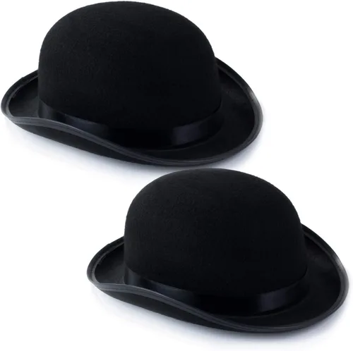 Funny Party Hats Derby Bowler Hat - Sombreros de disfraz para hombres y mujeres unisex - Dress Up