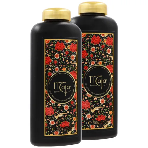 Maja Talco Perfumado, Esencia clásica oriental de los productos Maja, Mantiene tu piel fresca y seca, Aroma Delicado, 200 g cada uno, 2 Botes