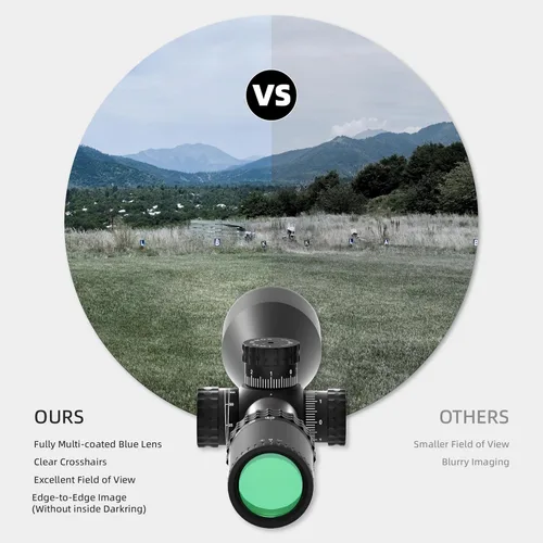 Vista 6 de Vector Optics Sentinel - Plano focal de 10 a 40 x 50 pulgadas, ajustes precisos de 1/8 MOA, diseñado para disparos a objetivos de banco de 82.0 ft