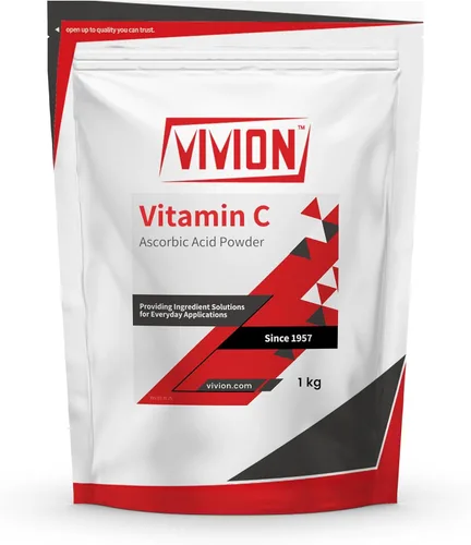 Vitamina C en polvo – 1 kg (2.2 lb) – Excipiente de grado USP de ácido L-ascórbico – Aditivo seguro para alimentos para decapado y enlatado – Agente