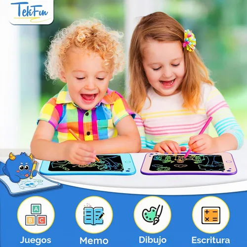 Vista 3 de Tableta de Escritura LCD para Niños, Tablero de Garabatos de 8.5 Pulgadas para Niños Pequeños, Tableta de Dibujo, Almohadillas Electrónicas Rosa