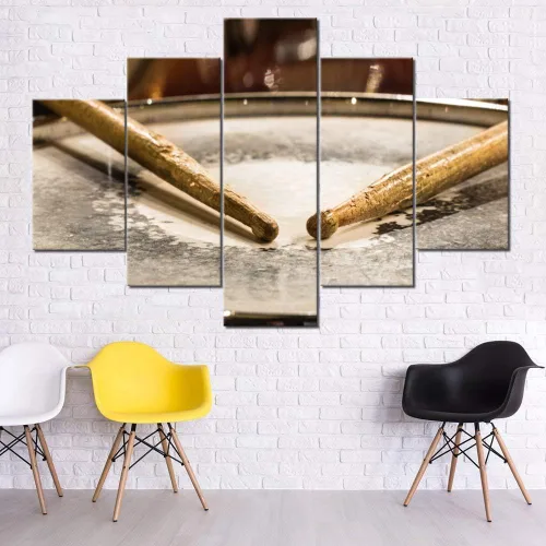 Vista 11 de Tumovo Music - 5 piezas pintura sobre lienzo