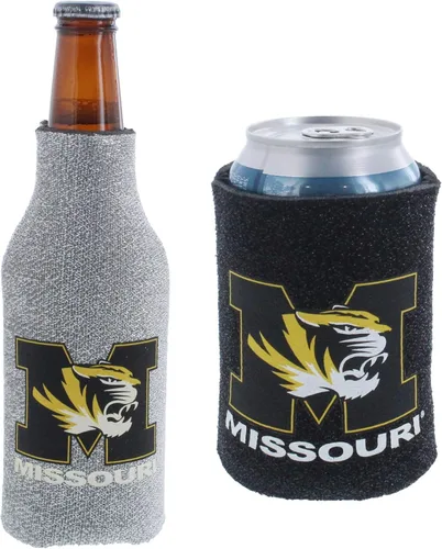 Vista 39 de College Team Color Logo Can & Bottle Holder Insulator Beverage Cooler Set