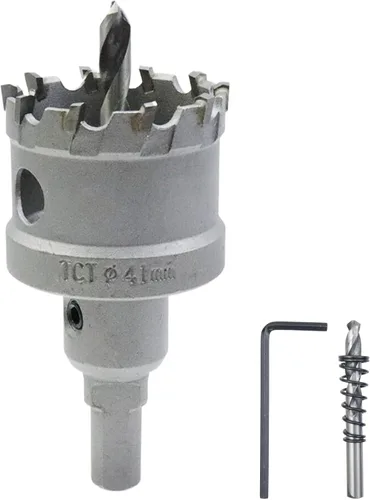 Vista 21 de Sierra de agujero de carburo Rannb de 23mm/0.9" de diámetro de corte, sierra de corte para acero inoxidable