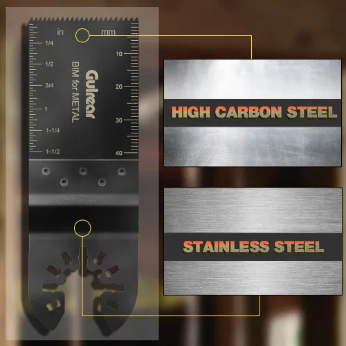 Vista 2 de 15 hojas de sierra oscilantes universales para herramientas oscilantes, multiherramienta oscilante, hojas de sierra de liberación rápida para madera