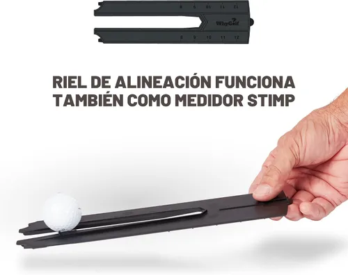 Vista 6 de WHYGOLF Sistema de Putting y Accesorio de Putting – Ayuda de Entrenamiento de Golf para Golpe, Precisión y Lectura del Green – Puertas de Putting