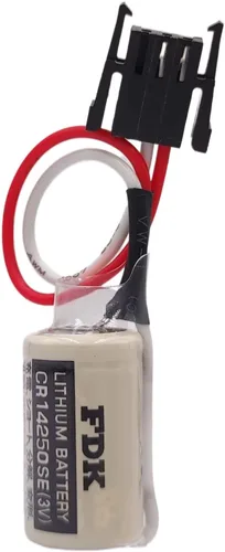 Vista 2 de CR14250SE 3V Batería de litio 1800mAh para Sanyo FDK 1/2AA 3V PLC Batería 1747-BA Fuente de alimentación de reserva