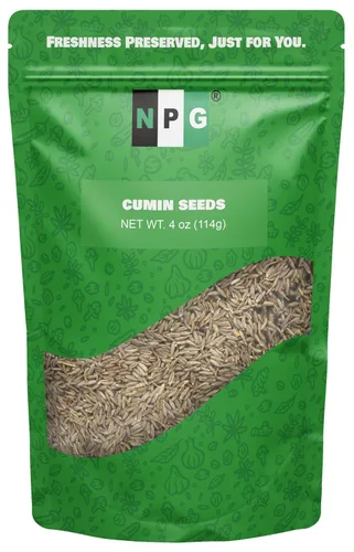 Vista 7 de NPG Semillas de comino enteras de 16 onzas, crudas, totalmente naturales, sin gluten, sin OMG, semillas de comino enteras a granel para platos