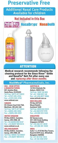 Vista 4 de NeilMed equipo pediátrico para limpiar senos nasales, 30