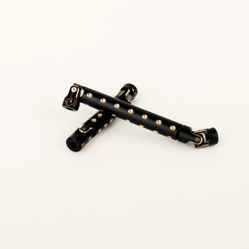 Vista 6 de 2 unids latón negro universal conjunto transmisión eje de transmisión para Axial SCX24 AXI00005 1/24 RC Crawler coche nuevas piezas de actualización