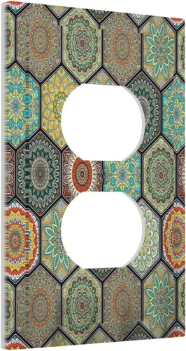 Vista 121 de Placa de pared de 1 cuadrilla, diseño de playa, océano, amanecer, mar, atardecer, cubierta de interruptor de luz en blanco, decorativo, sin