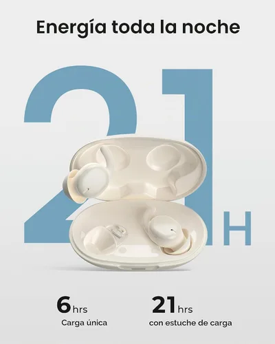 Vista 8 de Lytmi CozySnug C1 - Auriculares para dormir, Bluetooth 5.3 con bloqueo de ruido, control de aplicación, ajuste cómodo, 3 tamaños de puntas