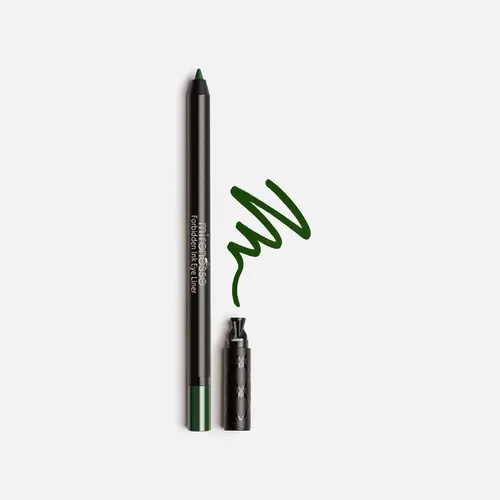 Mirenesse Line Master Forbidden Ink Delineador de ojos y sacapuntas de tinta de larga duración, color mate ricamente pigmentado, vegano y libre de
