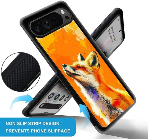 Vista 1912 de Compatible con Google Pixel 4A 5G Mobile Case Creative Acrylic Panel trasero Silicona Protección Grip especialmente diseñado para Google Pixel 4A 5G
