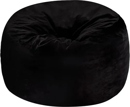 Vista 41 de de 3 pies con relleno de espuma viscoelástica, puf grandes, sofá suave con funda de terciopelo holandés, 36 x 36 x 24 pulgadas (morado)