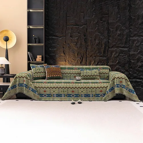 Vista 32 de STACYPIK Fundas de sofá bohemias suaves para mascotas, funda de sofá de A01 # Boho Negro