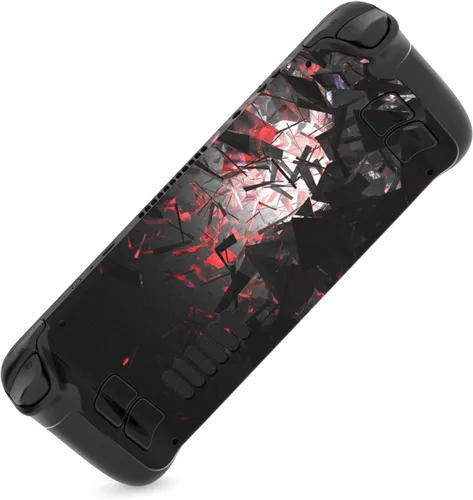 Vista 9 de PlayVital Juego completo de calcomanías protectoras para Steam Deck LCD, pegatinas personalizadas Cubierta de vinilo para Steam Deck OLED - Espacio