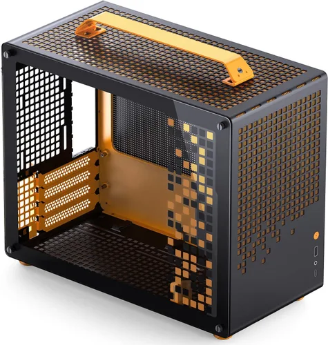 Vista 9 de JONSBO /JONSPLUS Z20 - Carcasa negra para PC Mini Tower Micro-ATX, con asa de transporte desmontable, tamaño mini, compatible con hardware de alto
