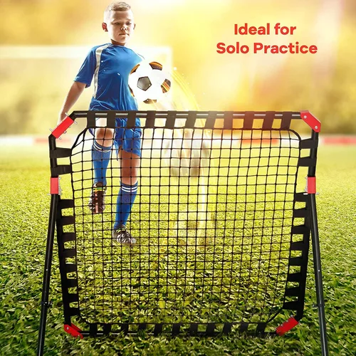 Vista 5 de Soccer Rebounder Rebound Net, Kick-Back Football Training Gifts, Aids & Equipment Heavy-Duty