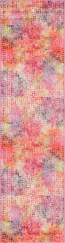 Vista 30 de Tapete Unique Loom colección Jardin para múltiples áreas, abstracta, vibrante, Polipropileno, Gris/Marrón