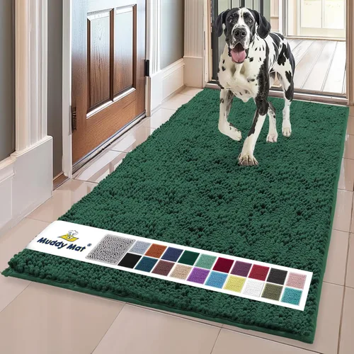 Vista 19 de Muddy Mat Tapete súper absorbente para interiores, de microfibra de secado rápido, antideslizante, para puerta principal, lavable a máquina