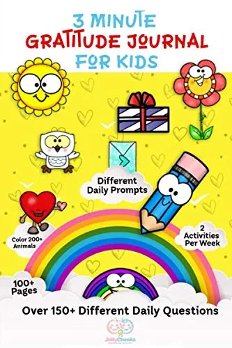 3 Minute Gratitude Journal for Kids A Notebook to Teach Children to Practice Gratitude and Mindfulness