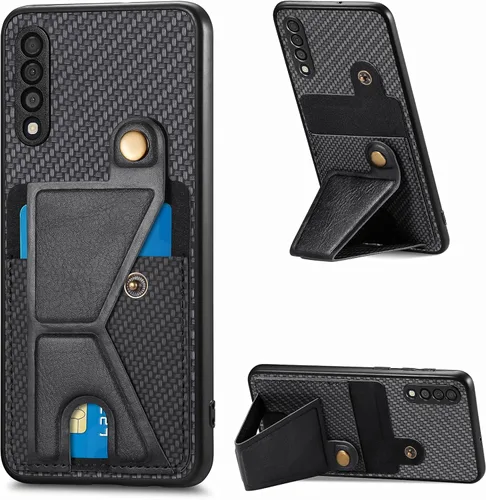 Vista 189 de Funda para Oppo K10x / OnePlus Nord CE 2 Lite 5G Funda para Realme 9 5G / 9 Pro / Q5 / V25 Funda de piel sintética con ranuras para tarjetas