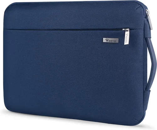 Vista 11 de Voova Funda para laptop de 13 pulgadas con asa, protección de 360°, impermeable, delgada, compatible con MacBook Air 13 M1/M2/M3/M4 2020-2024