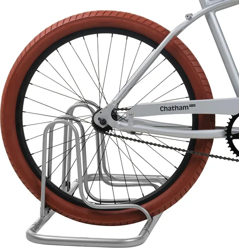 Vista 5 de Retrospec Stash Rack 2, 4 y 5 - Soporte de Piso para Bicicletas, Organizador de Almacenamiento de Bicicletas para Bicicleta de Montaña, Bicicleta